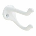 Ives Commercial Aluminum Coat and Hat Hook White Finish 571AW